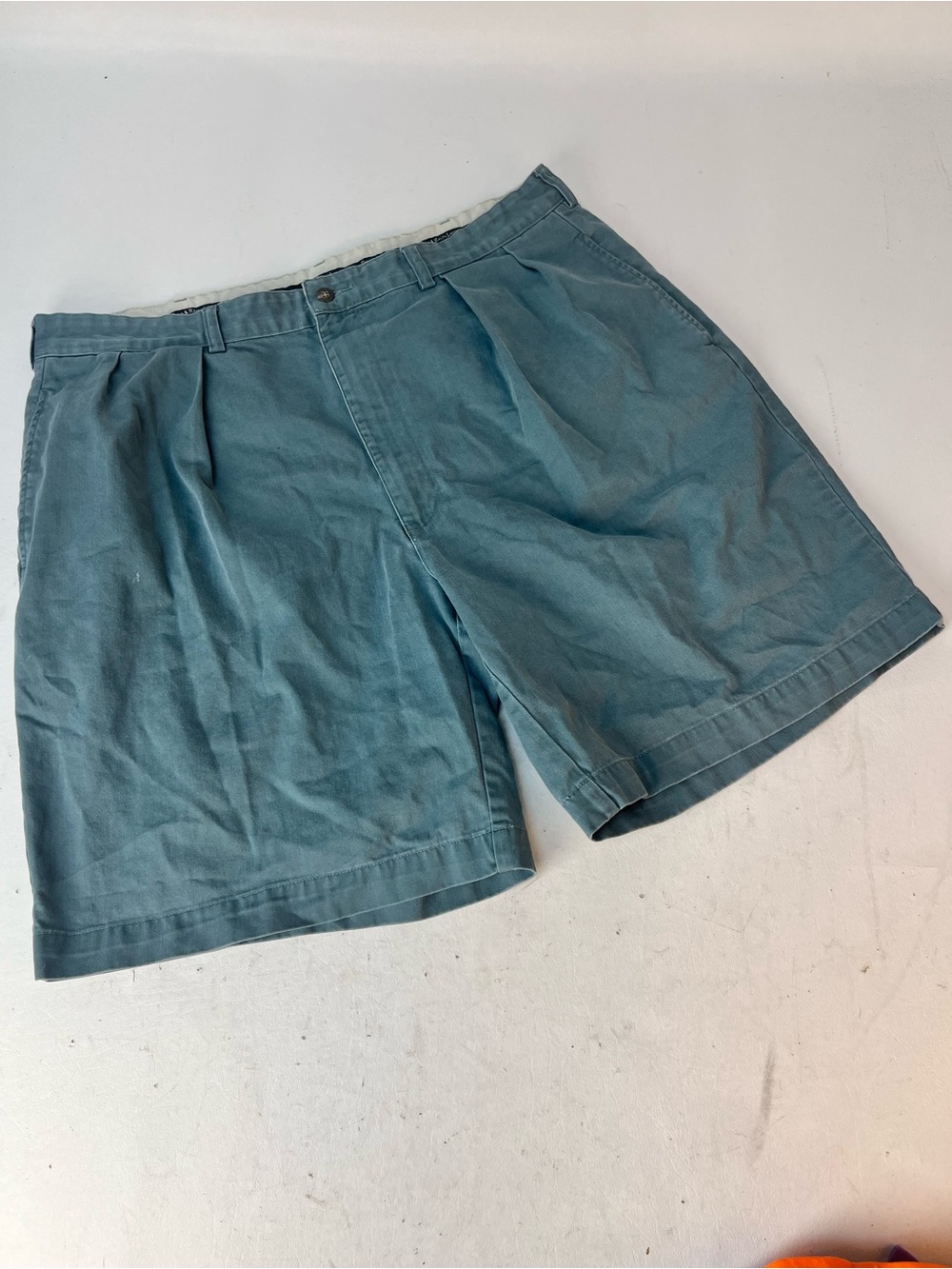 Polo by Ralph Lauren Pleated Teal Blue Men's Shorts